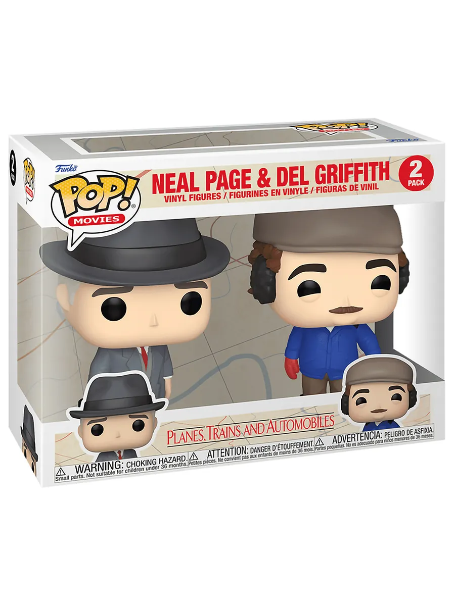 Фигурка Funko POP! Самолетом, поездом, машиной Нил и Дел 2PK
