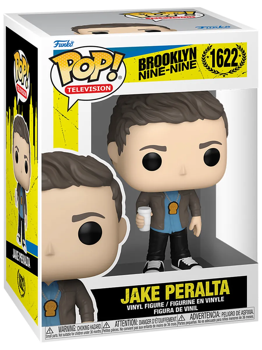 Фигурка Funko POP! Бруклин 9-9 Джейк Перальт w/coffee Фигурка Funko POP! Бруклин 9-9 Джейк Перальт w/coffee