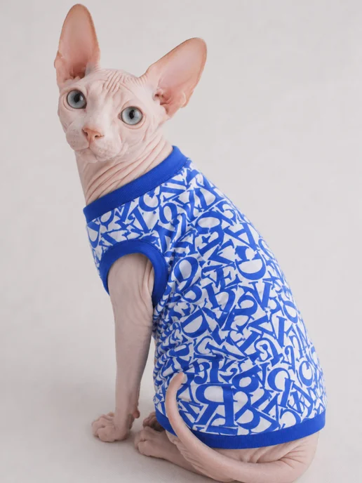 MEOWme Одежда для животных, футболка, синий, фото 2