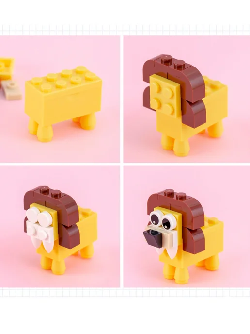Surik Toys Милая точилка для карандашей лего, желтый, фото 2