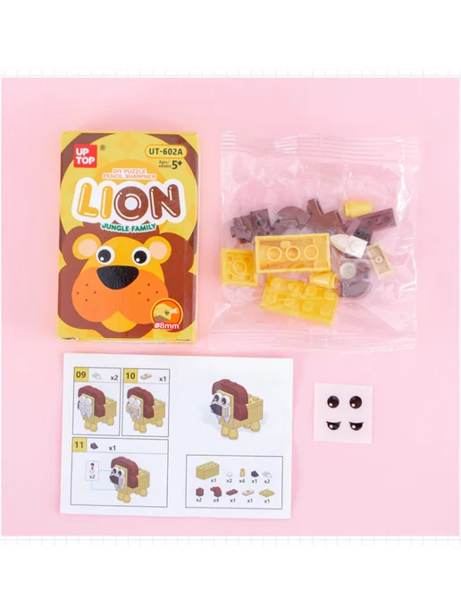 Surik Toys Милая точилка для карандашей лего, желтый, фото 3