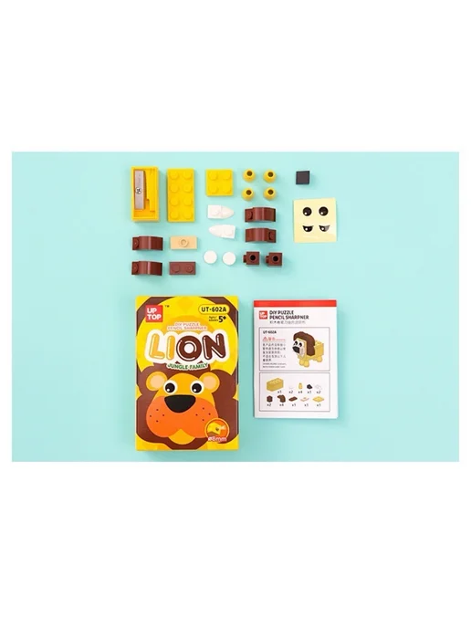Surik Toys Милая точилка для карандашей лего, желтый, фото 4