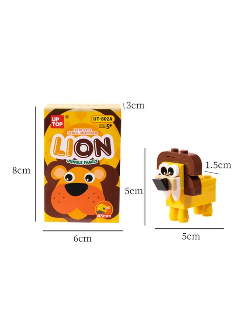 Surik Toys Милая точилка для карандашей лего, желтый, фото 6