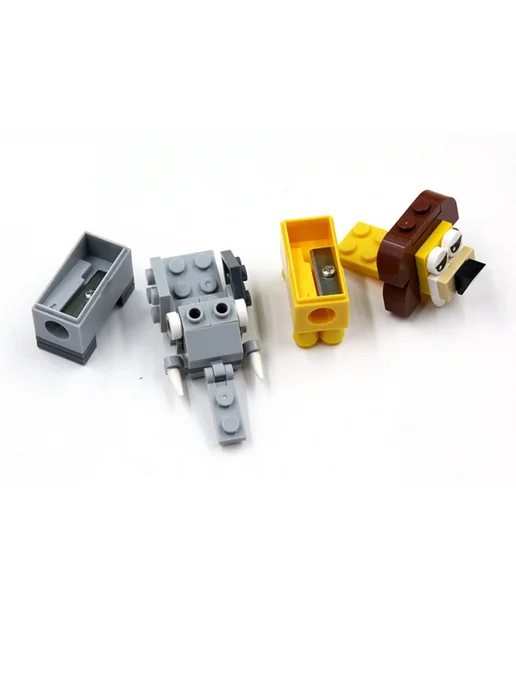 Surik Toys Милая точилка для карандашей лего, желтый, фото 8