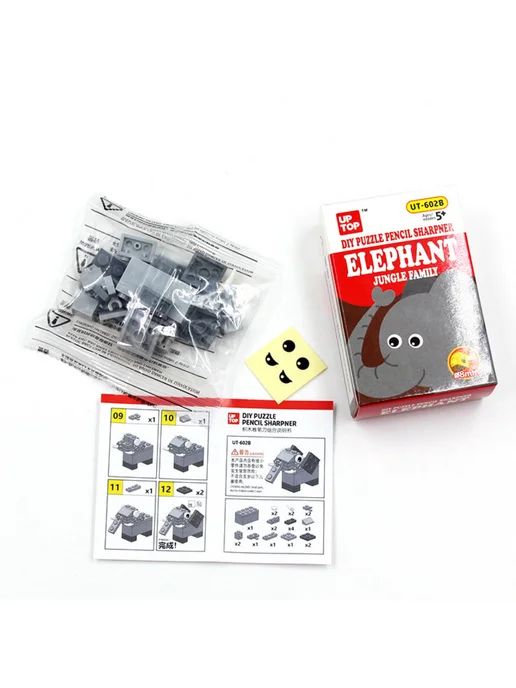 Surik Toys Милая точилка для карандашей лего, серый, фото 3