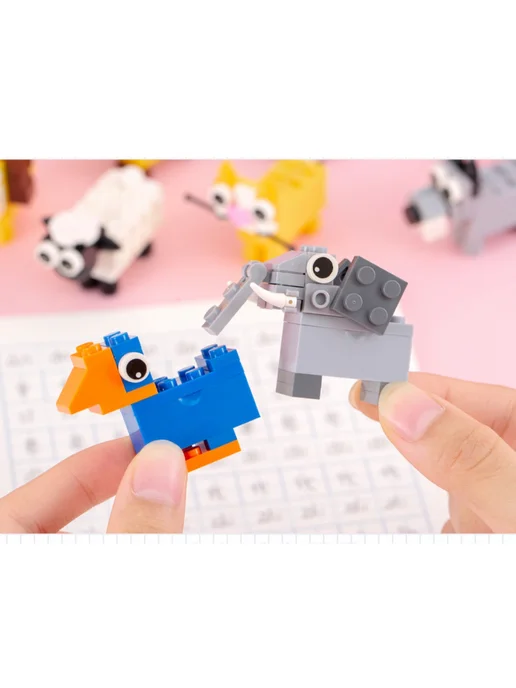 Surik Toys Милая точилка для карандашей лего, серый, фото 6