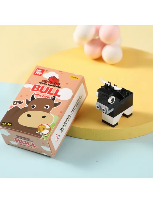 Surik Toys Милая точилка для карандашей лего, коричневый, фото 3