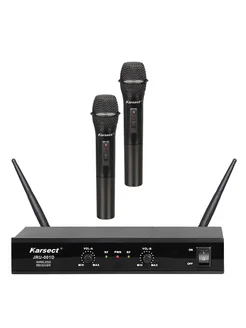 UHF радиосистема с 2 ручными микрофонами JRU-001D HT-02C KARSECT 298115794 купить за 5 867 ₽ в интернет-магазине Wildberries