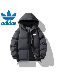 Пуховики,серый adidas 298161718 купить за 3 788 ₽ в интернет-магазине Wildberries