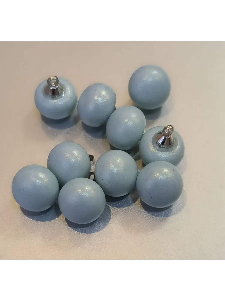 Пуговицы жемчужные на ножке Blue 10 мм