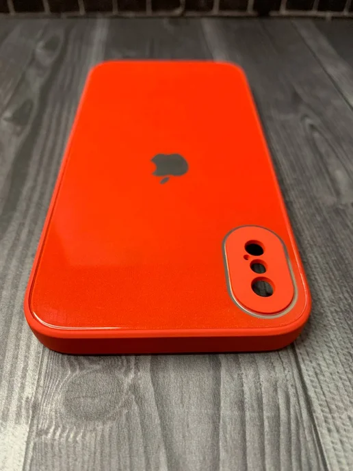 Every day Чехол на iPhone X XS 10 для Айфон стеклянный, красный, фото 6
