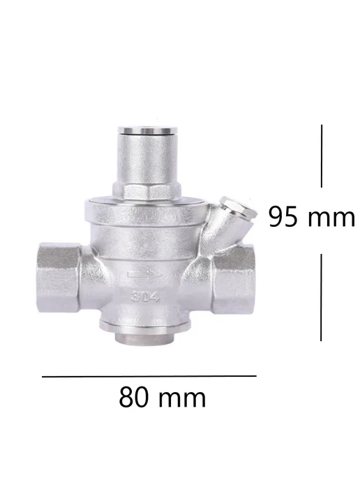 VI-AT-VI Регулятор давления для воды, Dn 1 2-1 2, 1 штука, серый, фото 2