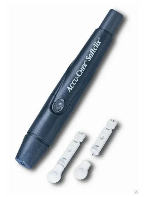 Акку-Чек Прокалыватель для глюкометра Accu-chek, черный, фото 3