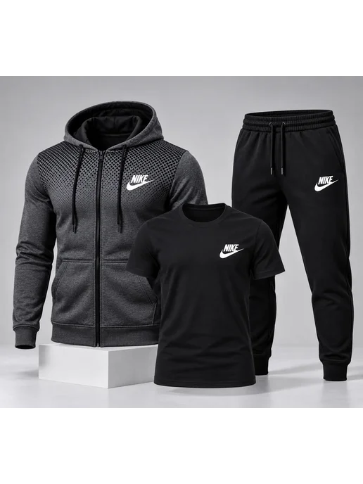 Anhlele Shop Костюм спортивный 3 в 1, серый