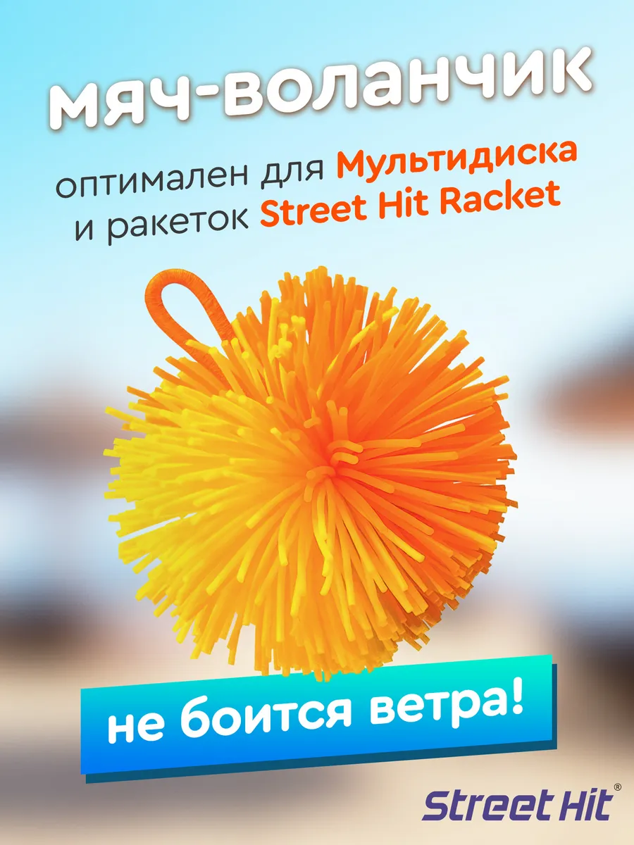 Мяч-воланчик Basic Ball для игры Мультидиск и бадминтона