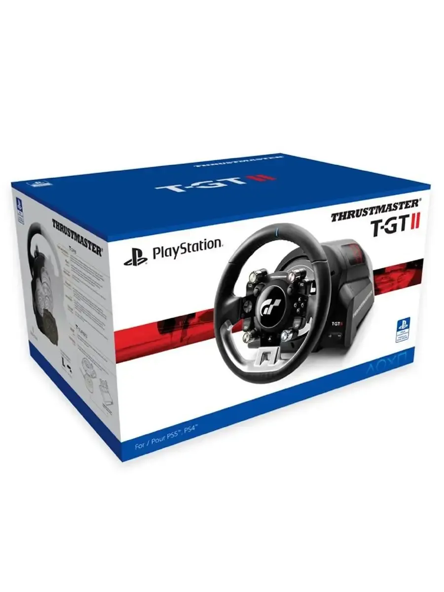 Руль игровой Thrustmaster T-GT II EU, PS5, PS4, ПК Руль игровой Thrustmaster T-GT II EU, PS5, PS4, ПК