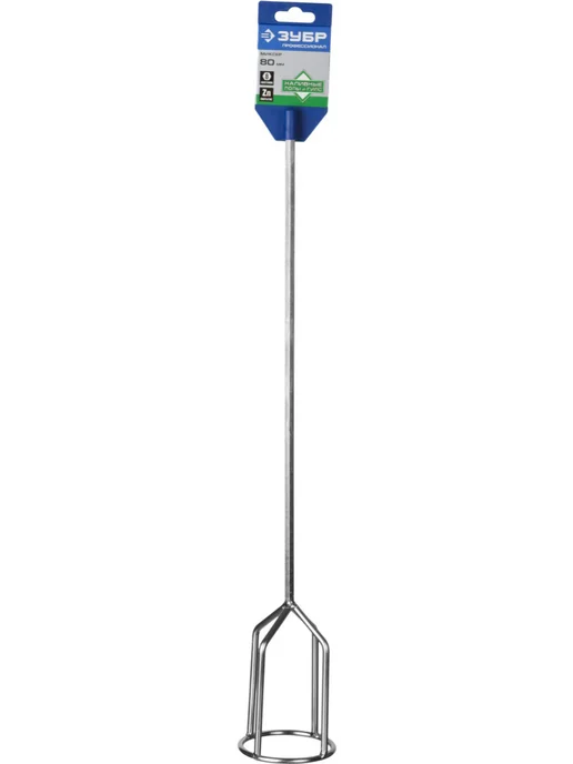 ЗУБР Миксер для красок 80х530мм, 6гр.хвост, 06035-08-53, 6 г, фото 2