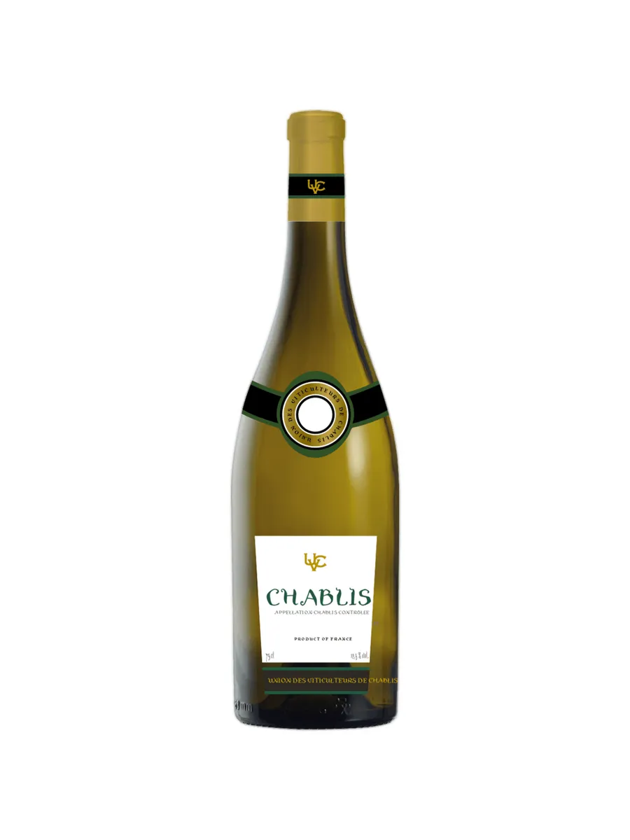 Вино UVC Chablis белое сухое 0,75 л
