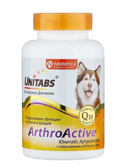 UNITABS Витамины для собак ArthroActive, 100 шт