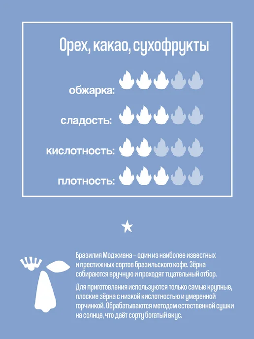 Papa Roast Дрип кофе молотый Бразилия Моджиана 10 шт, 10 шт, фото 3