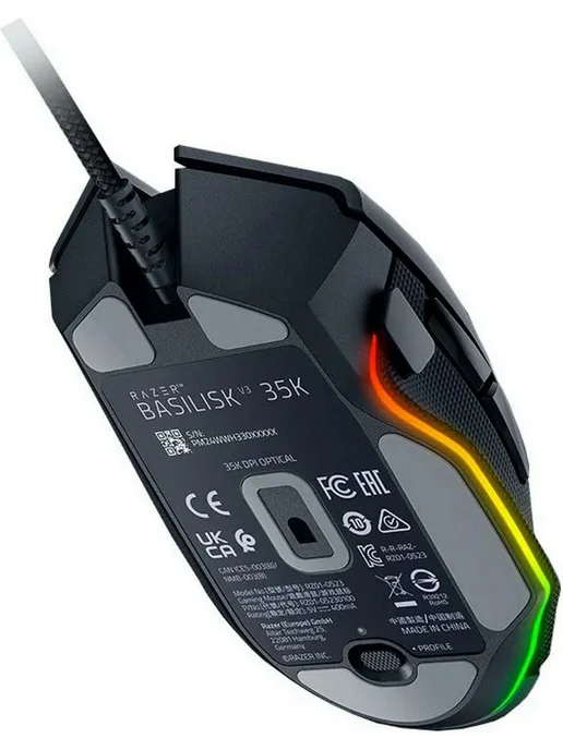 Razer Мышь игровая Basilisk V3 35K, черная, черный, фото 3