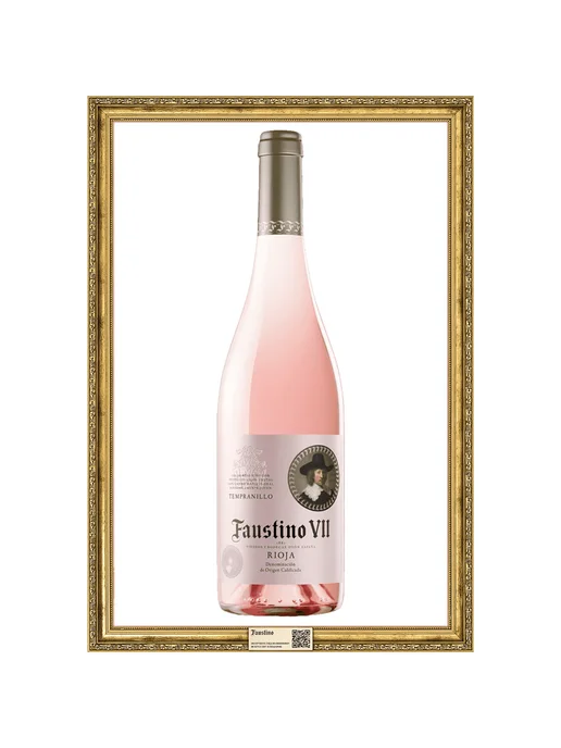 Faustino Вино VII Tempranillo розовое сухое 0,75 л, 750 мл, фото 2