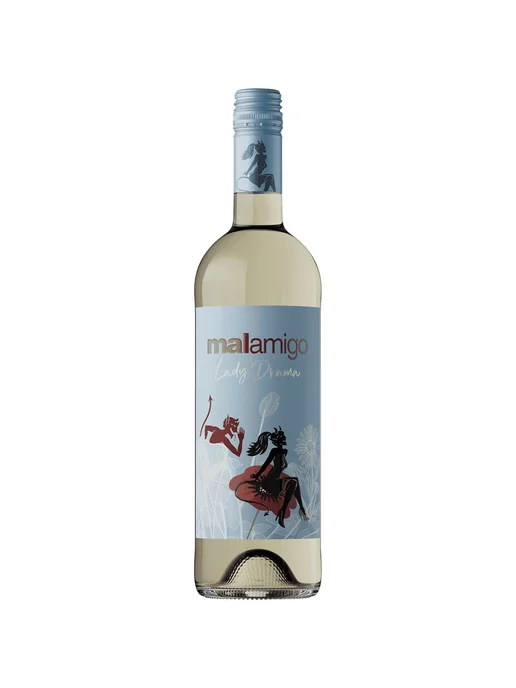 Вино Malamigo Lady Drama белое полусухое 0,75 л, 750 мл