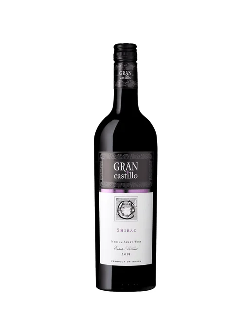 Gran Castillo Вино Shiraz красное полусладкое 0,75 л, 750 мл