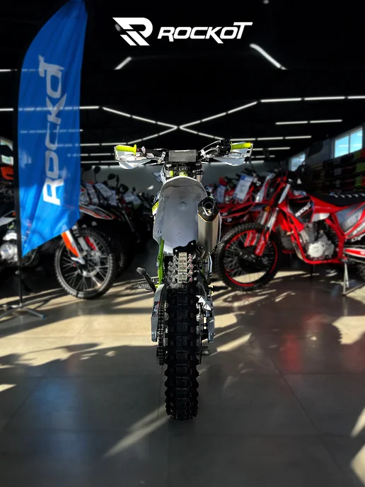 Мотоцикл эндуро ROCKOT R5F Raptor 2.0 (250сс, 172FMM, 21/18), белый, фото 6