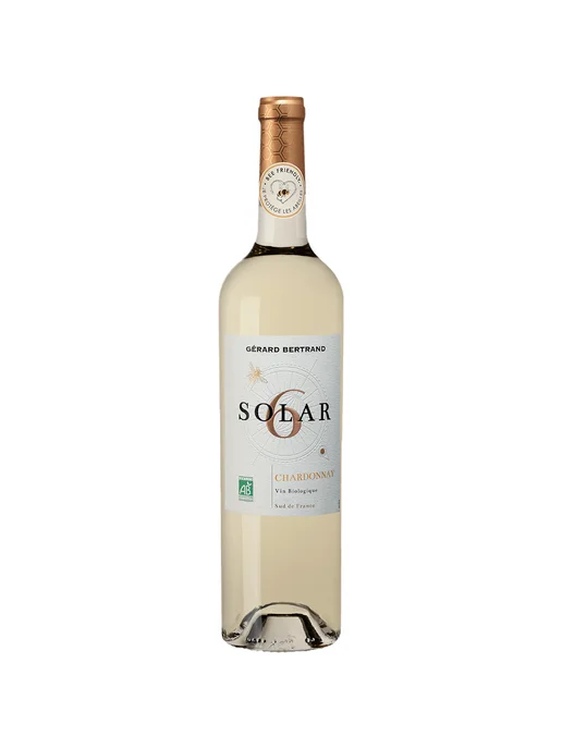 Solar 6 Вино Gerard Bertrand Chardonnay белое сухое 0,75 л, 750 мл
