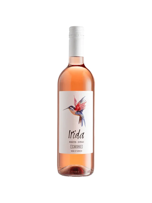 Cavino Вино Irida Roditis-Syrah розовое сухое 0,75 л, 750 мл
