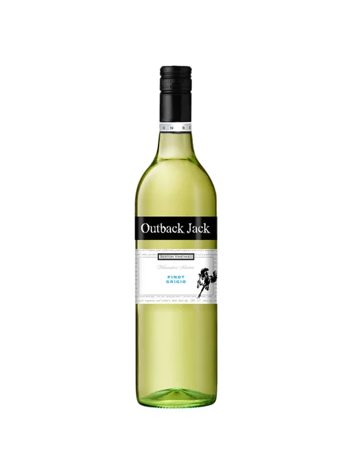 Outback Jack Вино Berton Pinot Grigio белое сухое 0,75 л, 750 мл