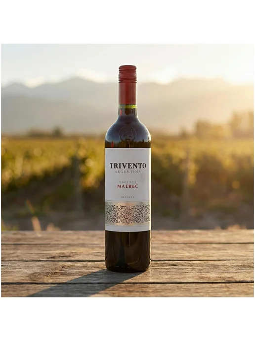 Trivento Вино Golden Reserve Malbec красное сухое 0,75 л, 750 мл, фото 4
