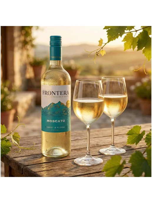 Frontera Вино Moscato белое сладкое 0,75 л, 0,75 л, фото 2