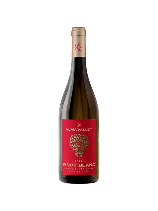 Alma Valley Вино Pinot Blanc белое сухое 0,75 л, 750 мл