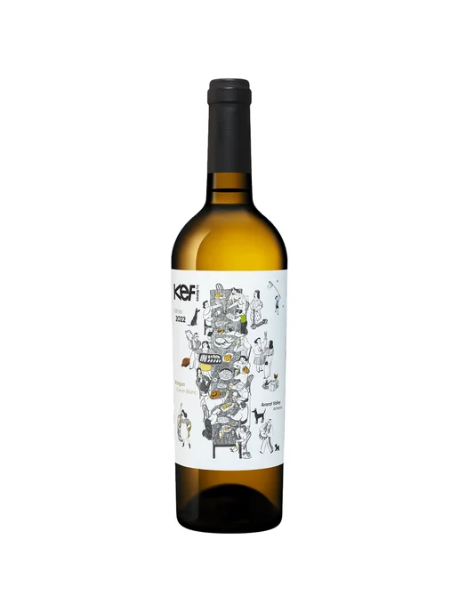 Вино Kef by Karas Kangun Chenin Blanc белое сухое 0,75 л, 750 мл