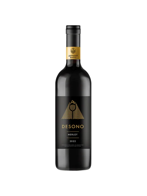 Вино Desono Merlot красное сухое 0,75 л, 750 мл