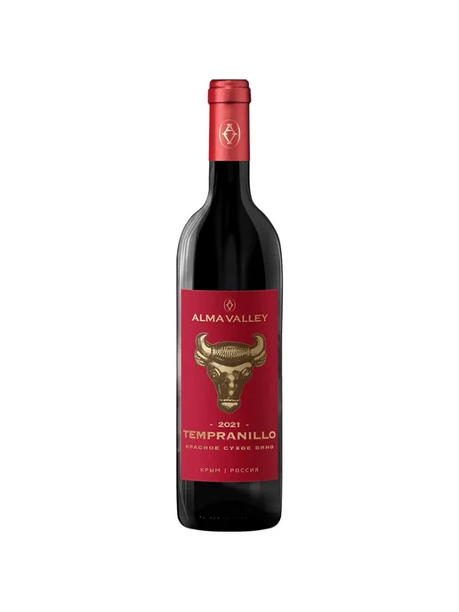 Alma Valley Вино Tempranillo красное сухое 0,75 л, 750 мл
