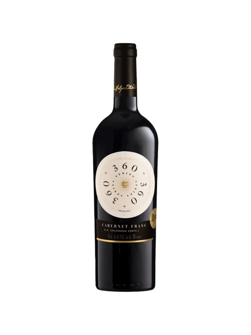 Вино 360 Cabernet Franc красное сухое 0,75 л, 750 мл