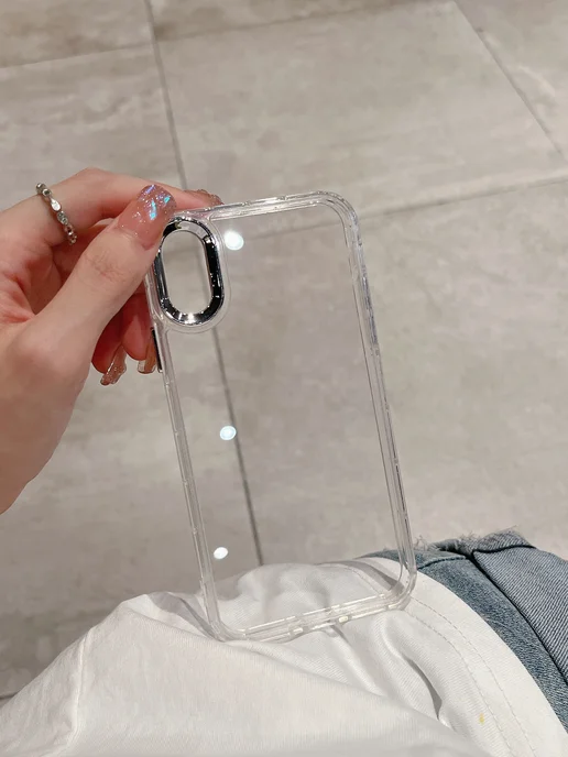 О'кейси Чехол на iPhone X XS с окантовкой, белый, фото 4