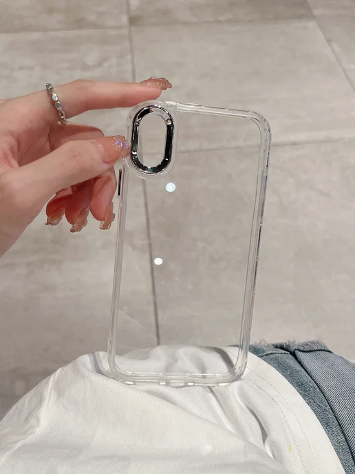 О'кейси Чехол на iPhone X XS с окантовкой, белый, фото 5
