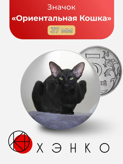 Ориентальная Кошка Значок