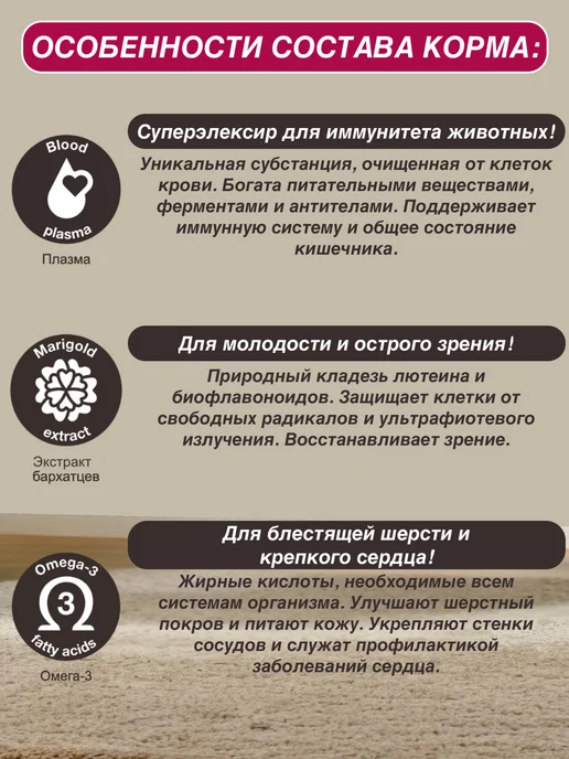 Сухой корм BLITZ Пищеварением для собак, чувствительное пищеварение, говядина, 15 кг, фото 3
