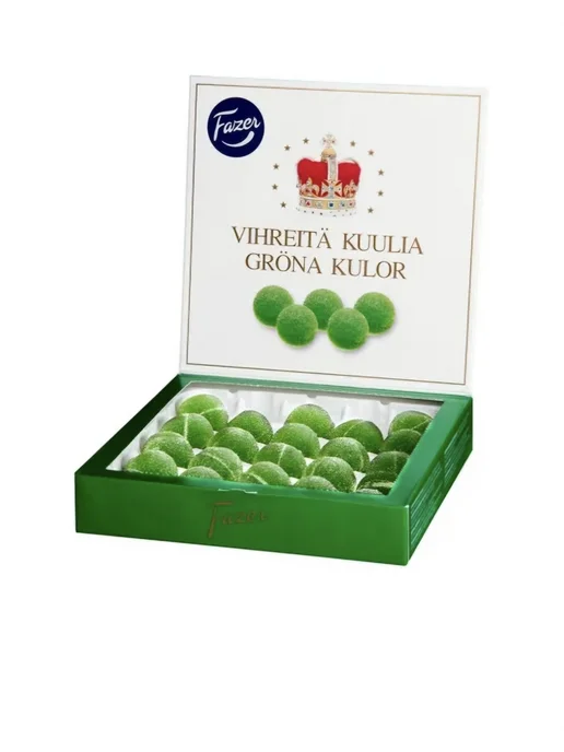 Fazer Фазер Мармелад Green Jellies грушевый вкус, 500г, 500 г, фото 6
