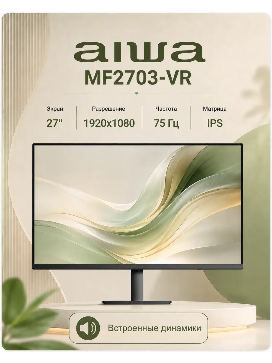 27" Монитор MF2703-VR, IPS, 1920x1080, 75Гц (MF2703-VR)