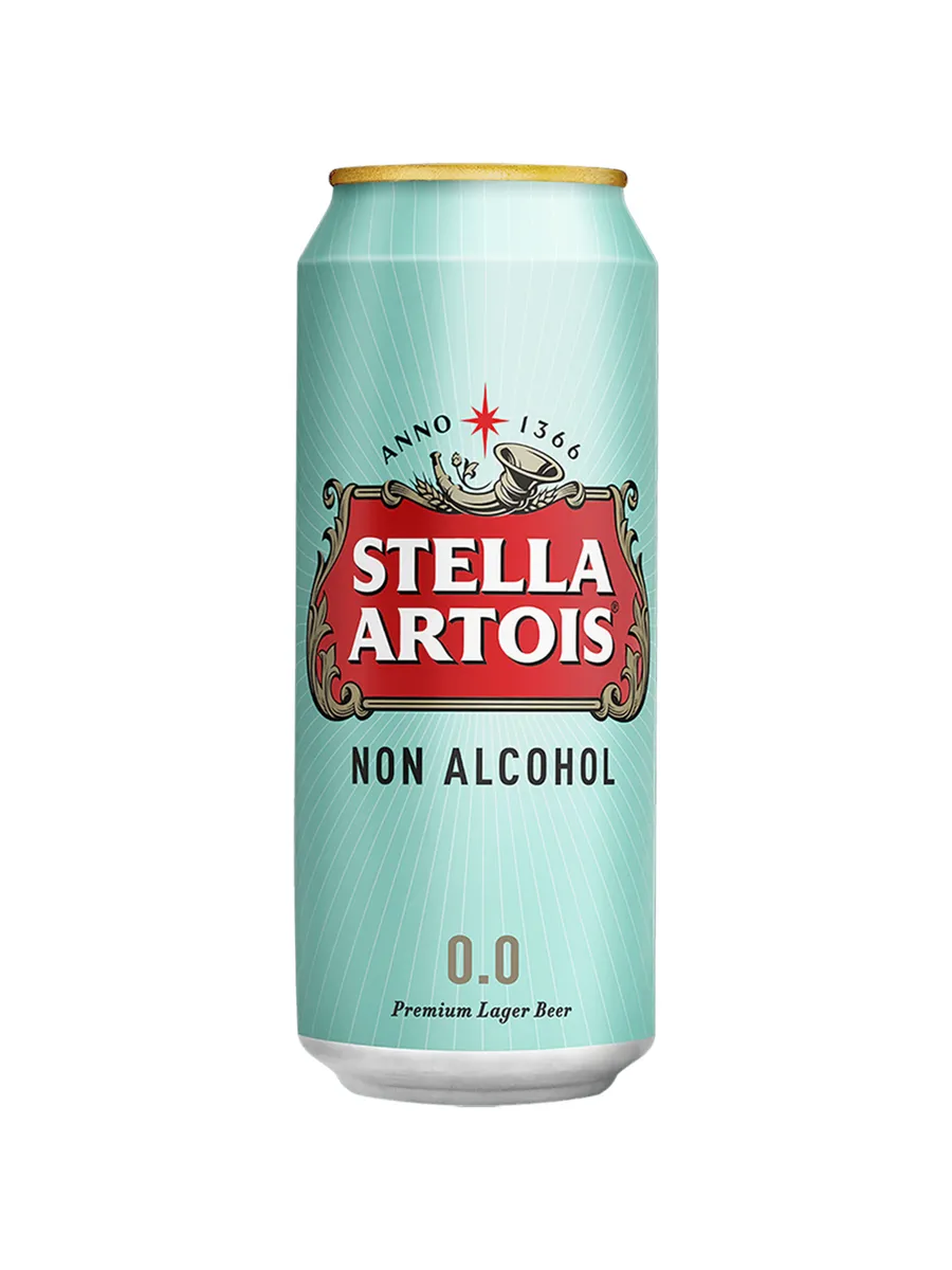 Пиво Stella Artois безалкогольное светлое 0,45 л ж/б