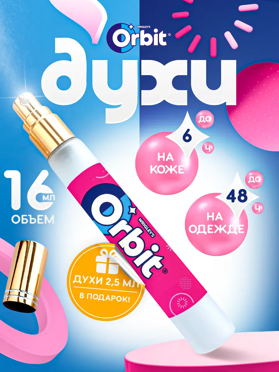 Духи бабл гам Орбит мини