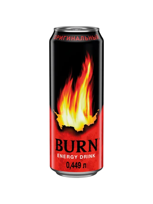 Энергетический напиток Burn оригинальный 0,449 л, 449 мл