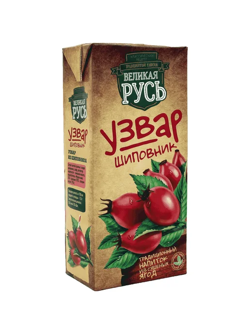 Великая Русь Узвар из шиповника 1 л, 1 л