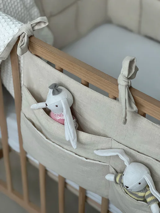 GBkids Органайзер карман на кроватку, бежевый, фото 6